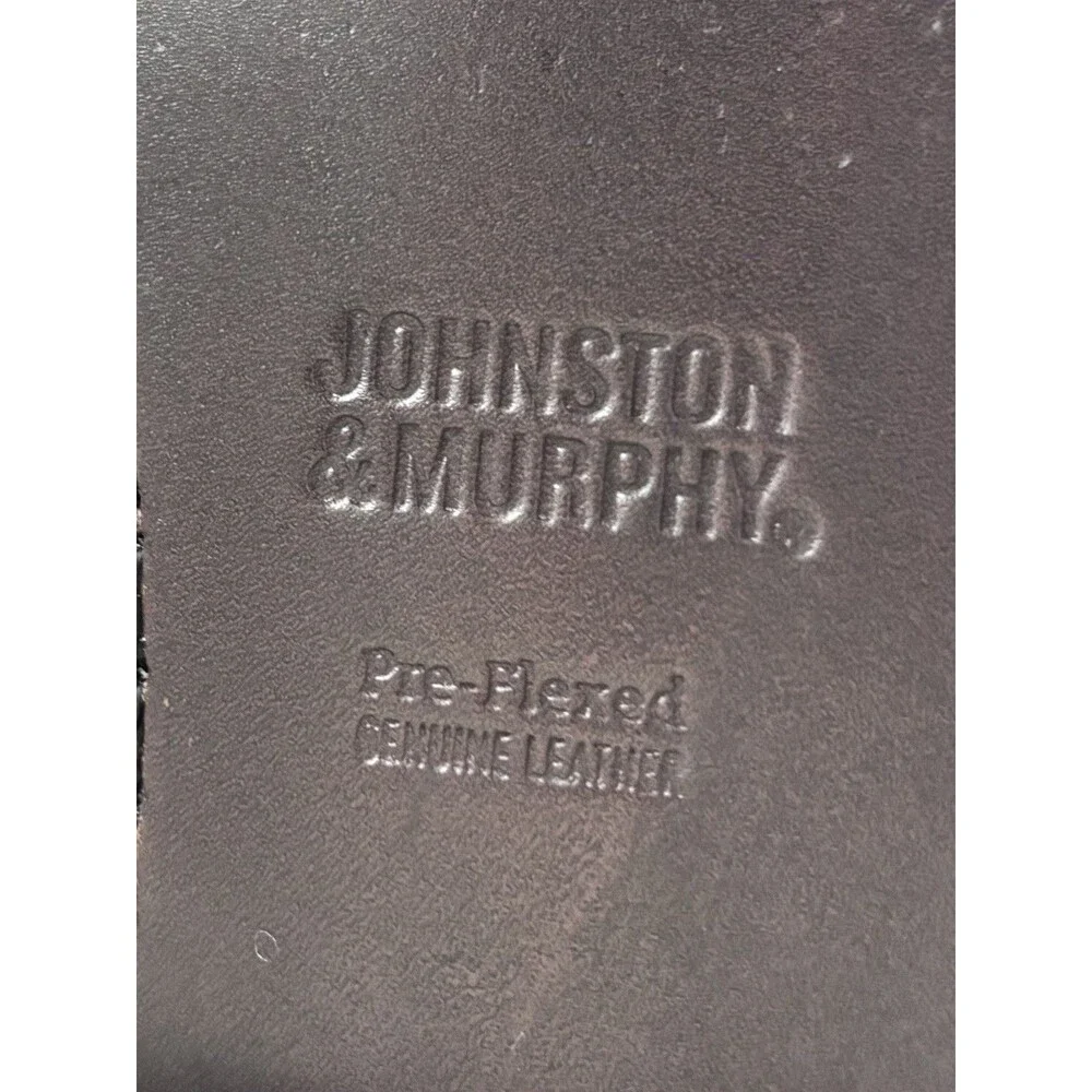 Johnston & Murphy Men's Burgundy Leather Penny Loafers US Size 10 M